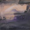 Composizione in grigio e rosa acceso, 1993 - Acrilico su tela, cm 53x64,5 collezione privata